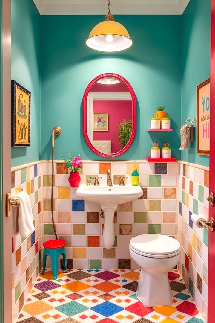 Colorful Accents - 22 Primary Bathroom Ideas