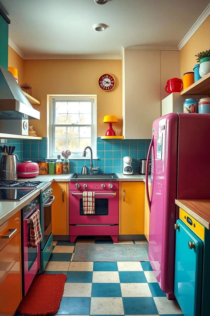 Colorful Appliance Mismatch - 22 1980s Kitchen Ideas