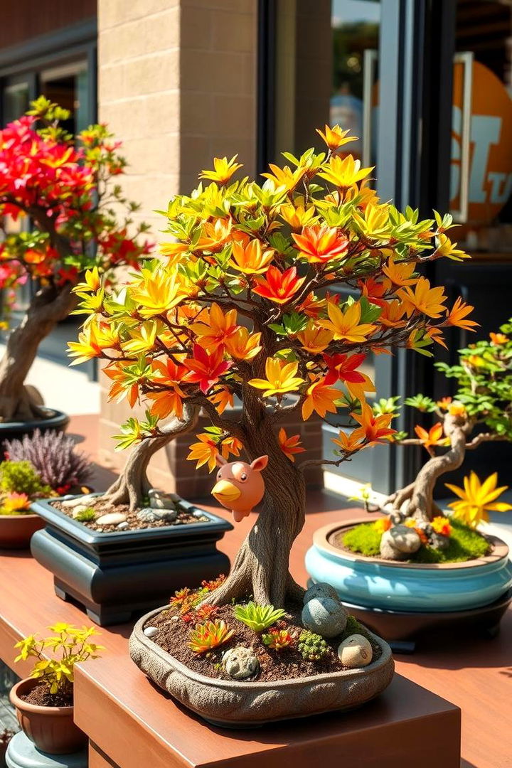 Colorful Bonsai Vignettes - 22 Bonsai Garden Ideas