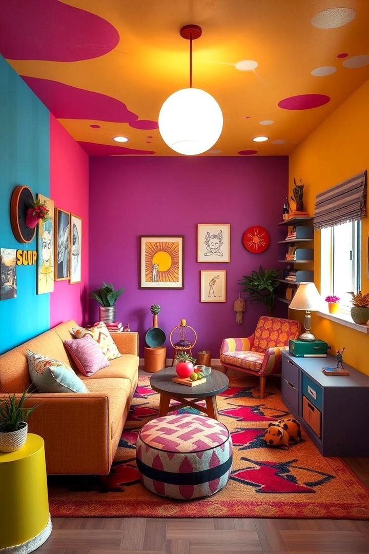 Colorful Creative Den - 22 Den Ideas