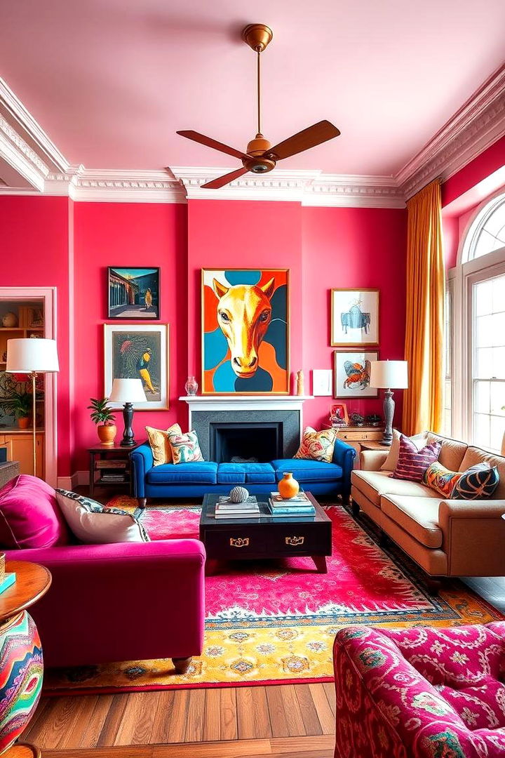 Colorful Expression Energy - 22 Living Room Design Ideas
