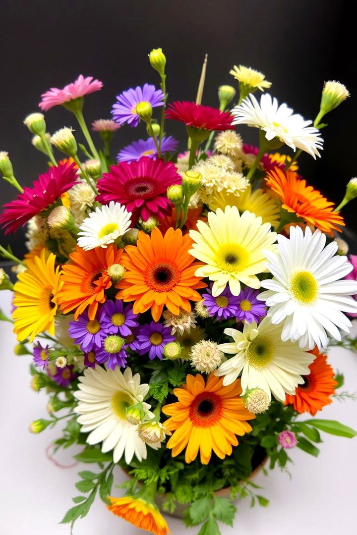 Colorful Flower Display - 22 Corner Garden Ideas
