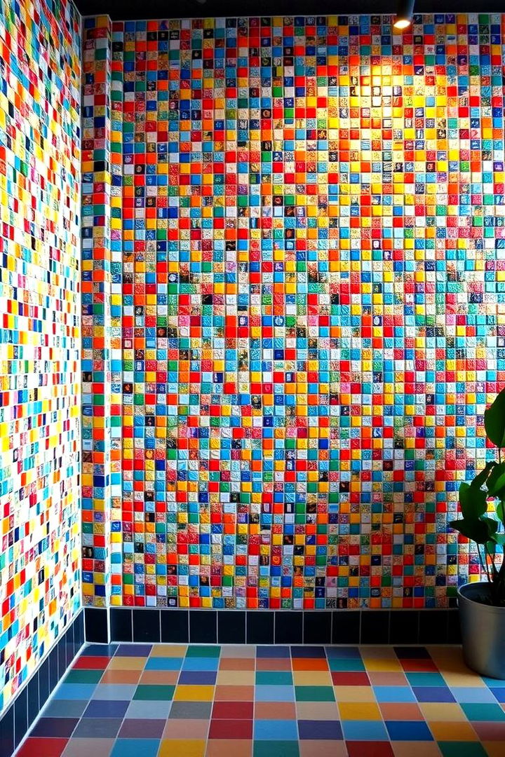 Colorful Mosaic Impact - 22 Large Wall Decor Ideas