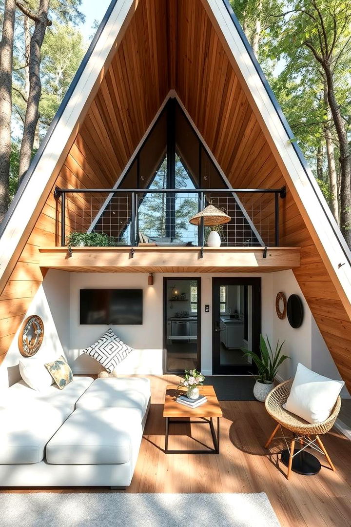 Comfort and Modern Amenities - 22 a Frame House With Balcony