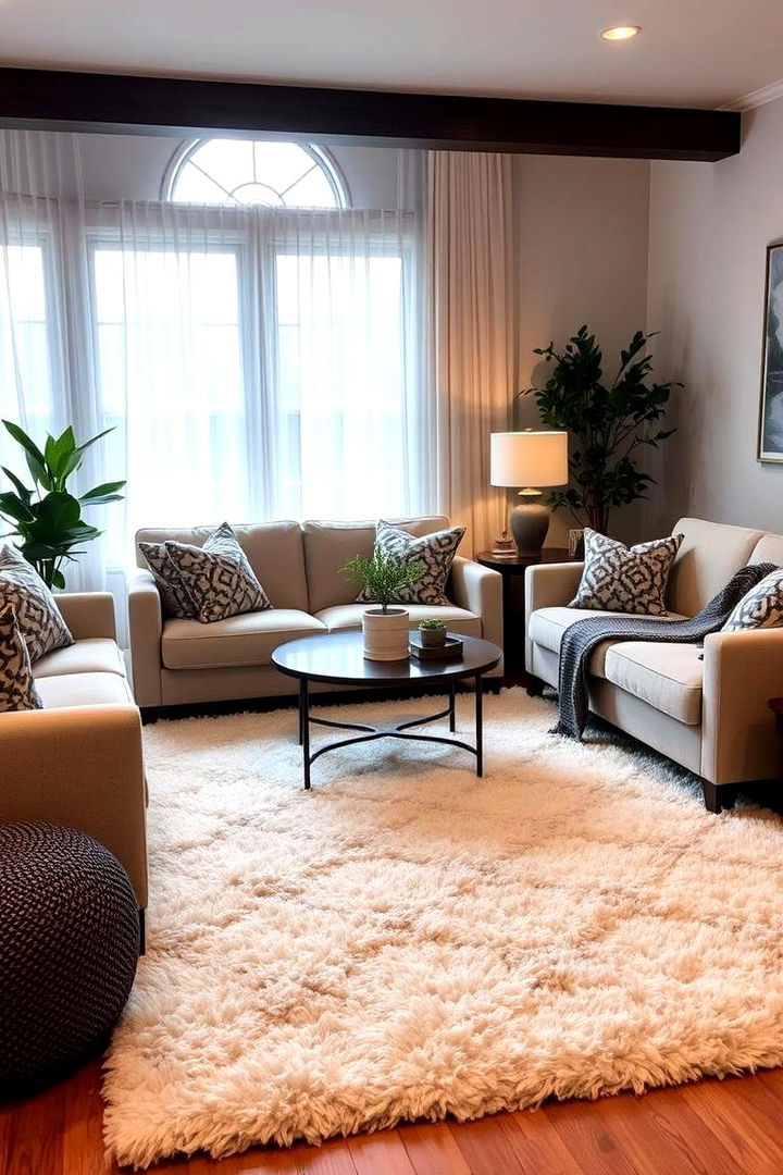 Comfortable Area Rugs - 22 Long Living Room Ideas