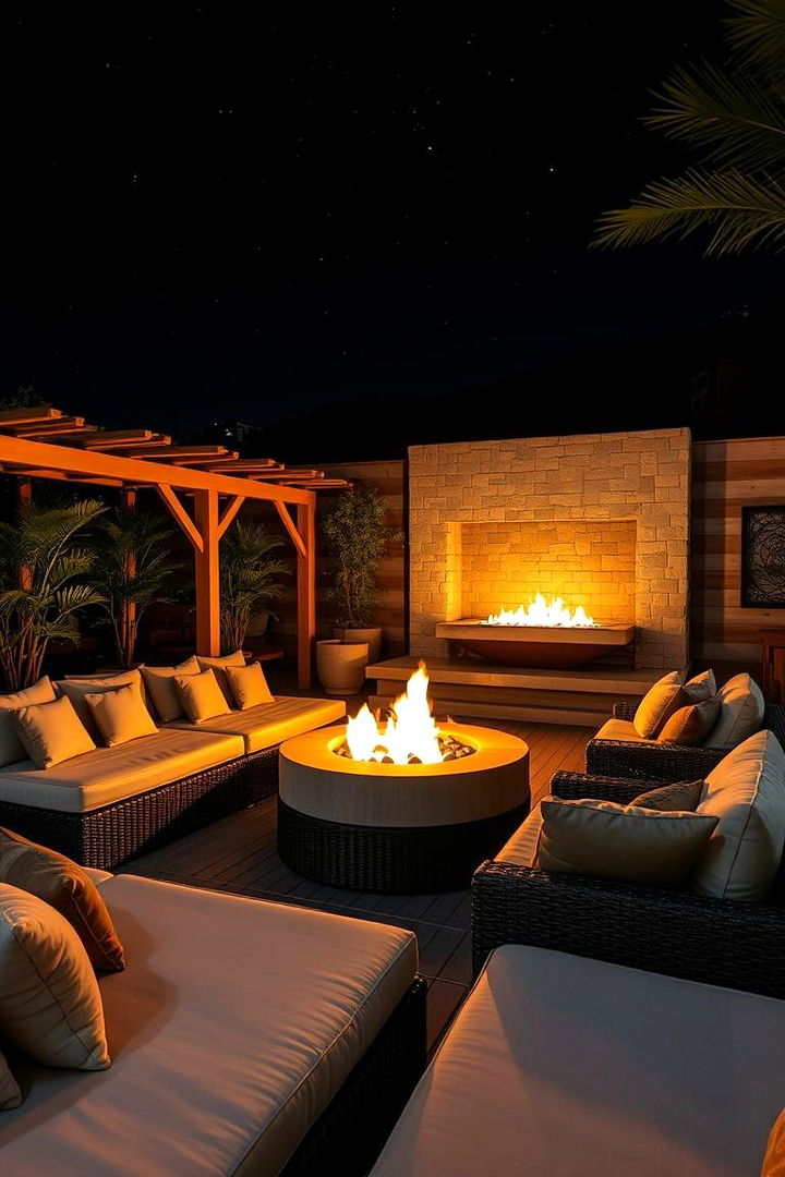 Comfortable Outdoor Daybeds - 22 Fire Pit Seating Ideas
