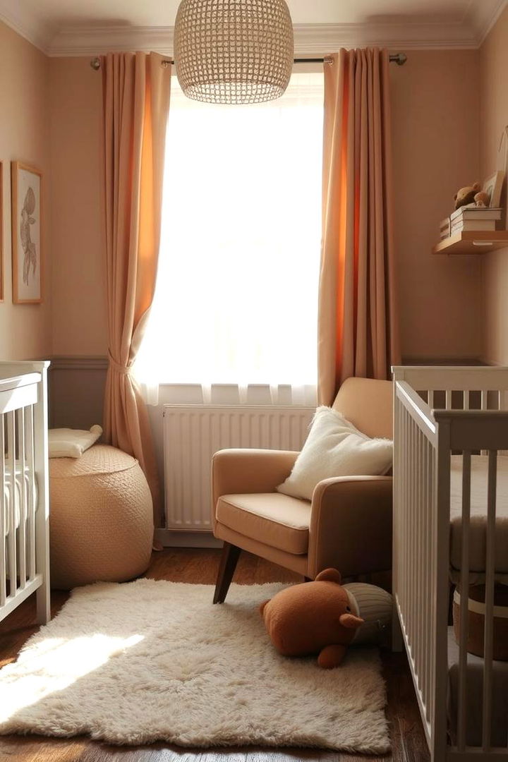 Comfortable Seating Areas - 22 Small Nursery Ideas
