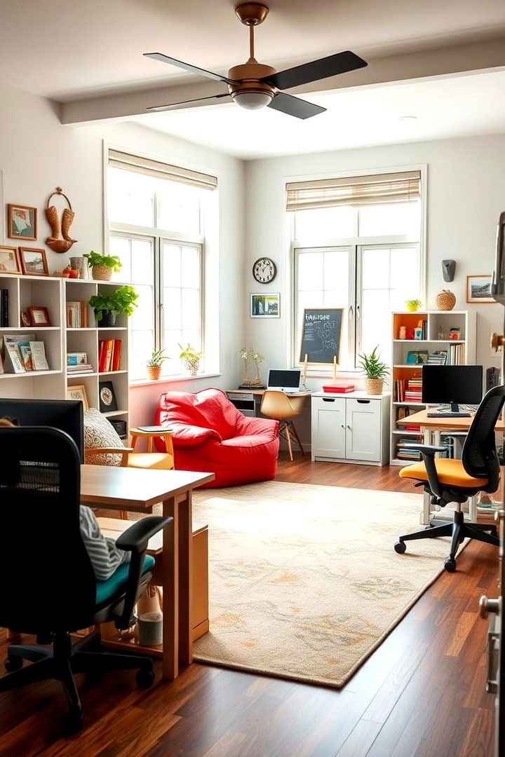 Comfortable Seating Areas - 22 Homeschool Room Ideas