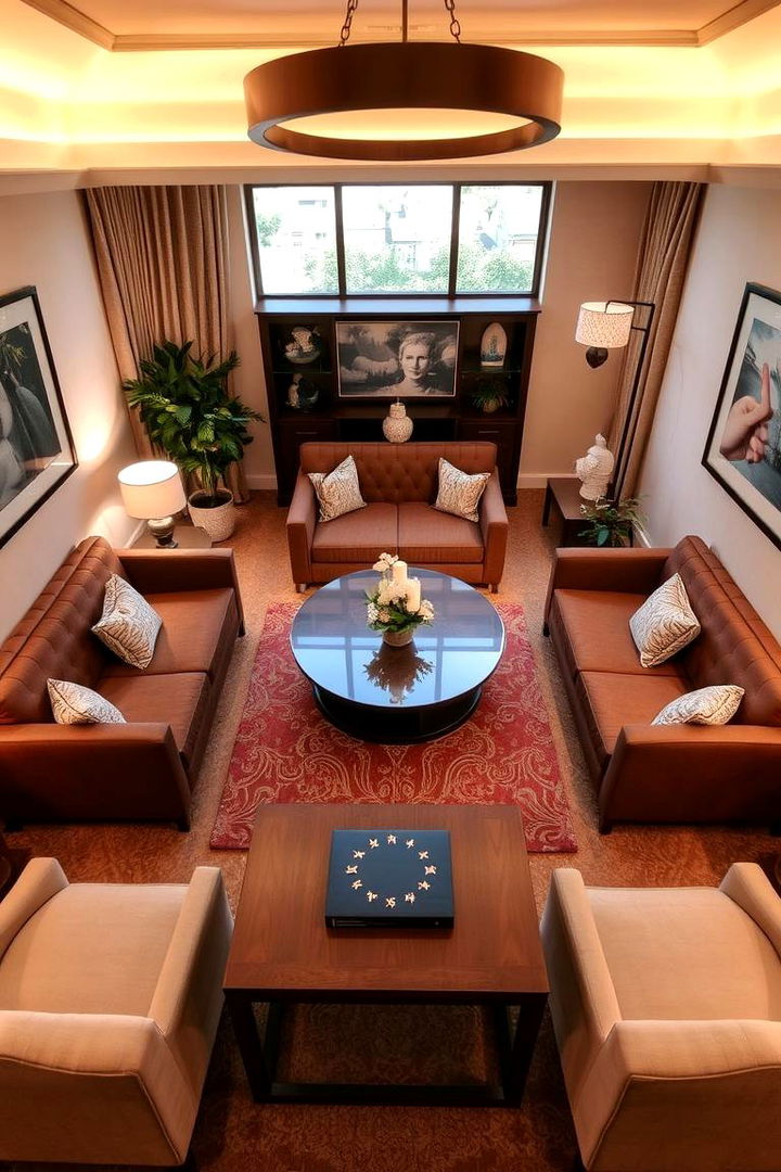 Comfortable Seating Arrangements - 22 Cozy Living Room Ideas