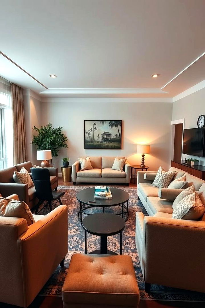 Comfortable Seating Layout - 22 Simple Living Room Ideas