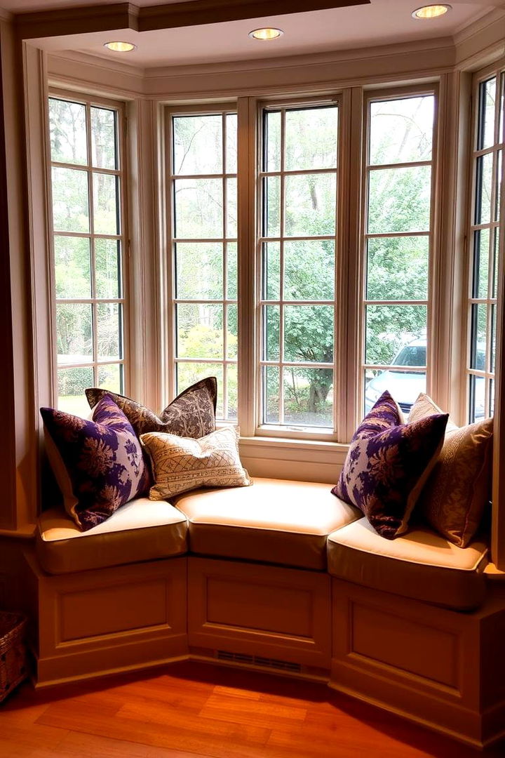 Comfortable Seating Space - 22 Bay Window Ideas
