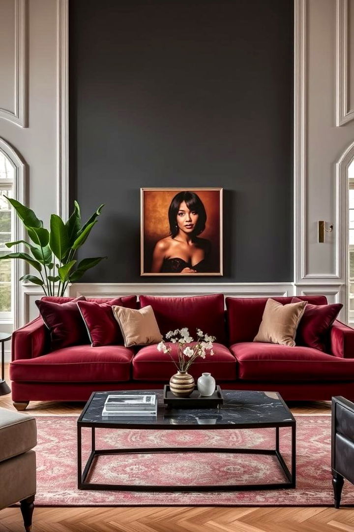 Comfortable Statement Sofa - 22 Fall Living Room Ideas