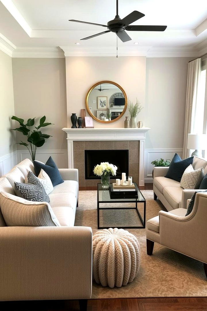 Comfortable and Chic - 22 Neutral Living Room Ideas