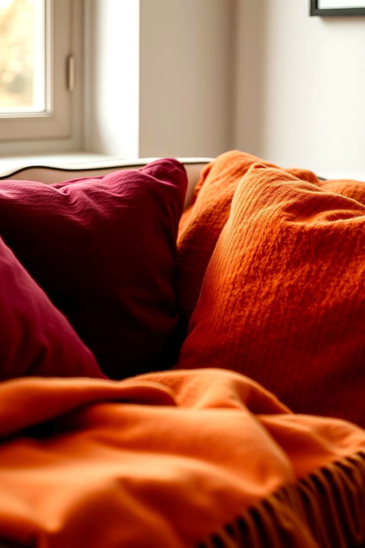 Comforting Throw Pillows and Blankets - 22 Fall Decor Ideas