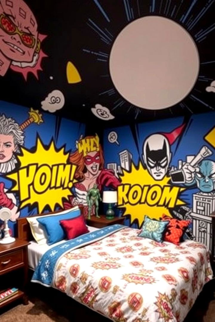 Comic Book Hero Themes - 22 Boys Room Paint Ideas