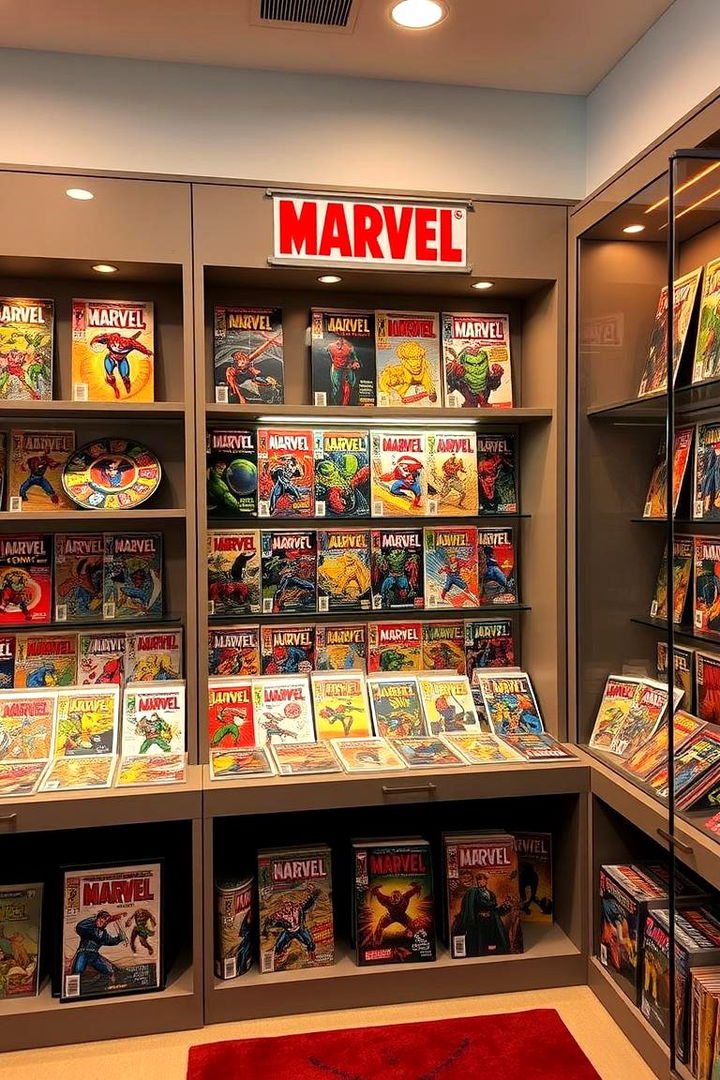Comic Book Memorabilia Galore - 22 Marvel Bedroom Ideas