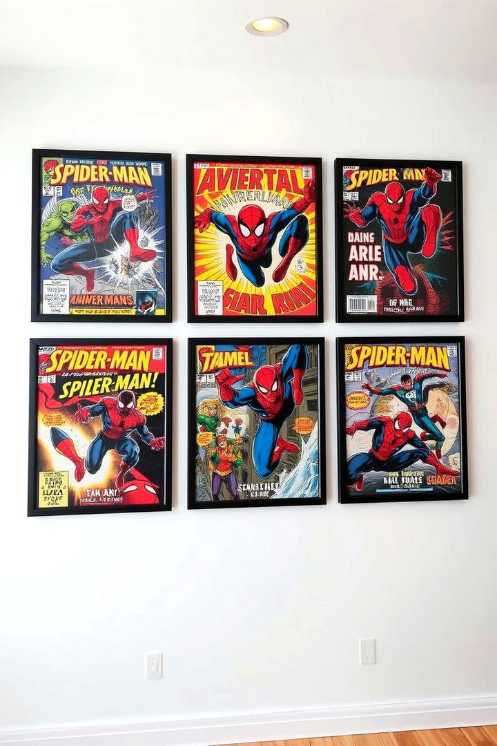 Comic Book Posters - 22 Spiderman Room Decor Ideas