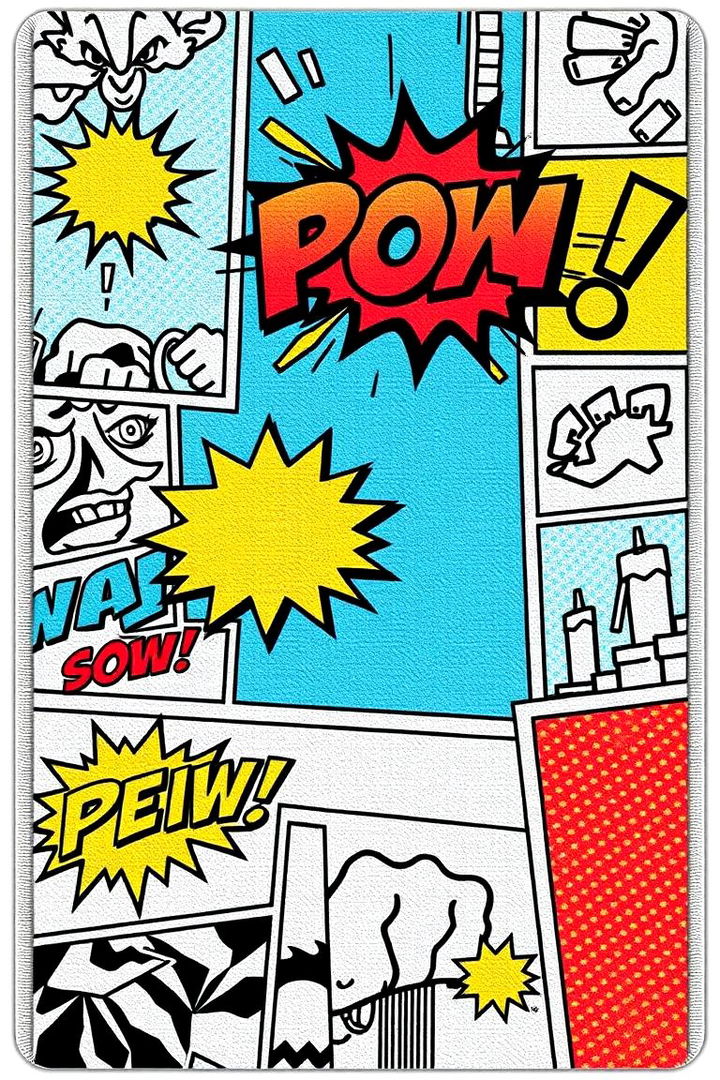 Comic Strip or Pop Art Mat - 22 Front Door Mat Ideas
