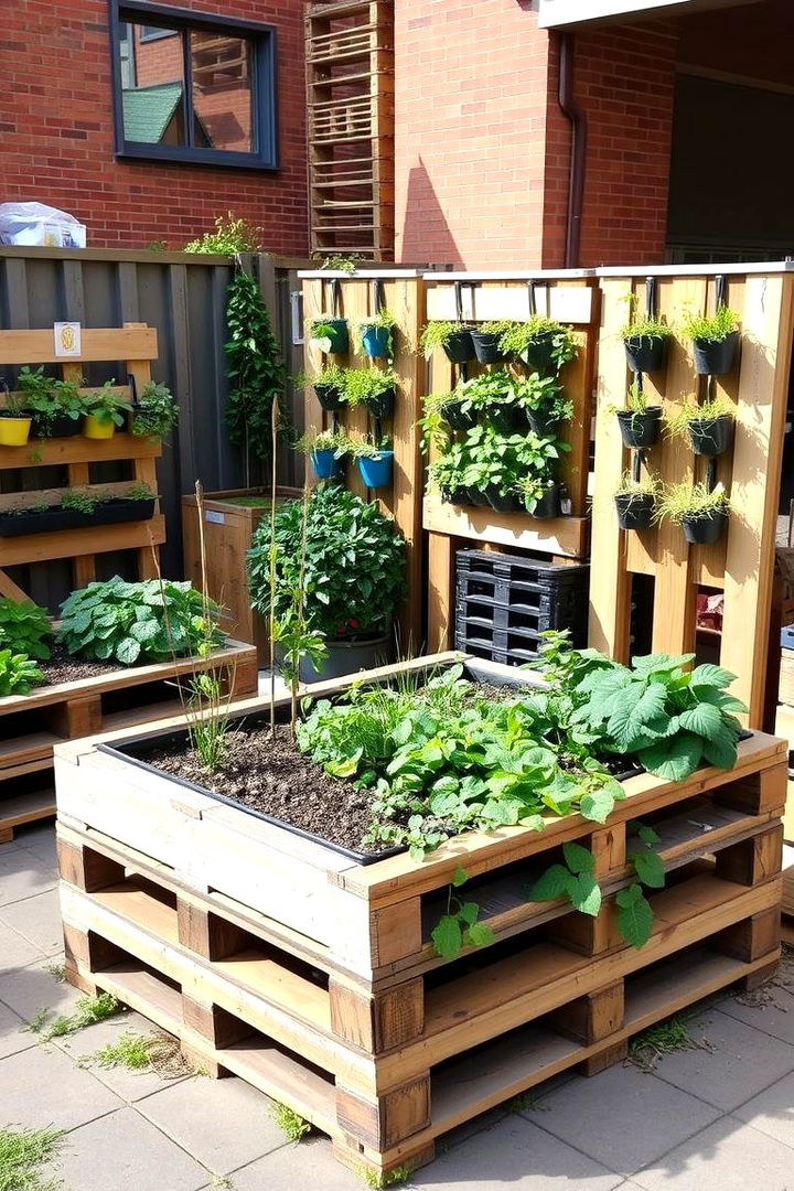 Community Pallet Garden Hub - 22 Pallet Garden Ideas
