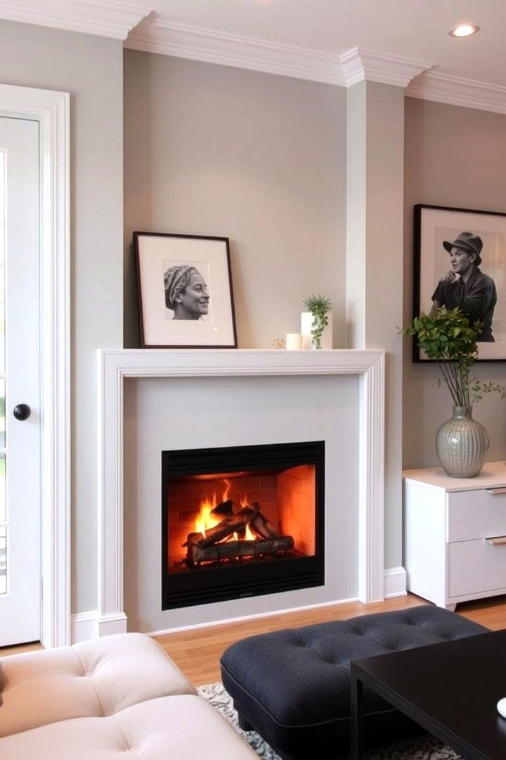 Compact Accents for Small Spaces - 22 Fireplace Built-in Ideas