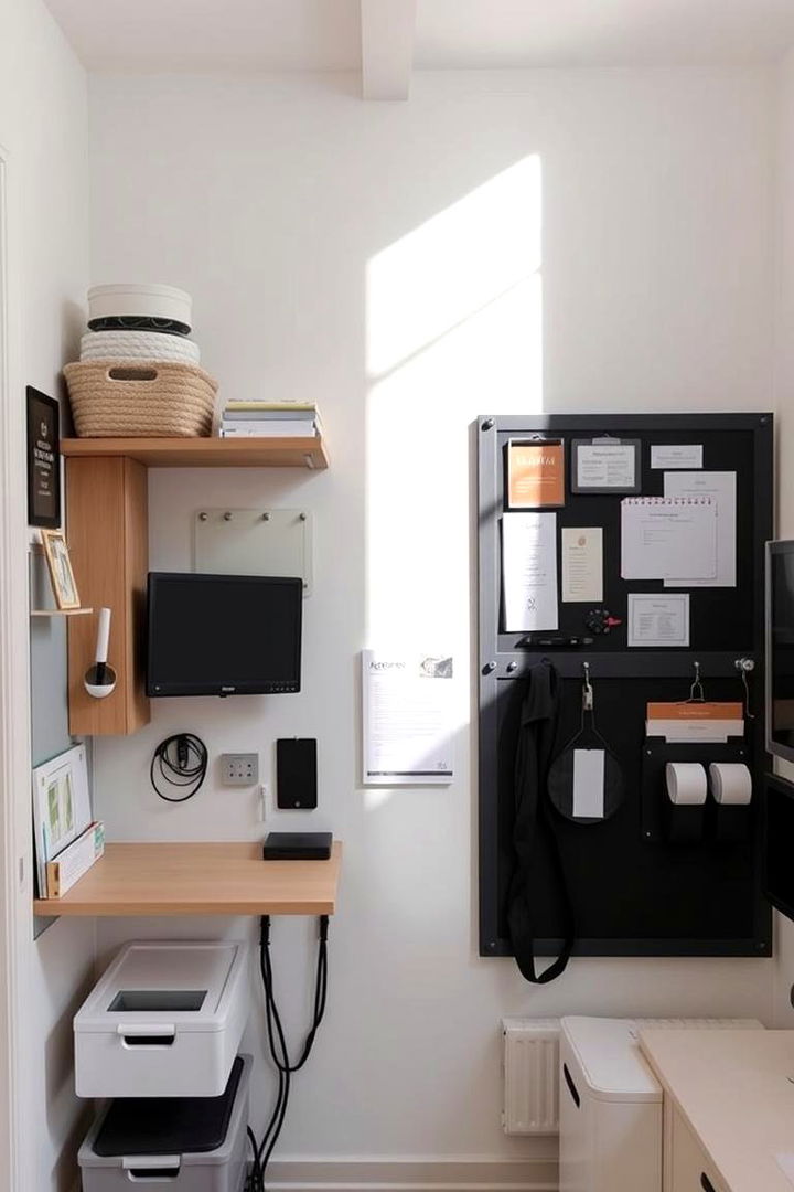 Compact Apartment Command Center - 22 Command Center Ideas