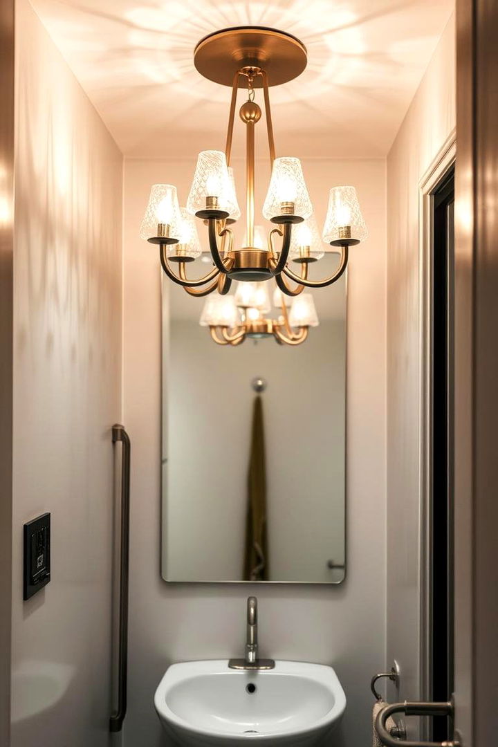Compact Bathroom Chandelier Ideas - 22 Bathroom Chandelier Ideas
