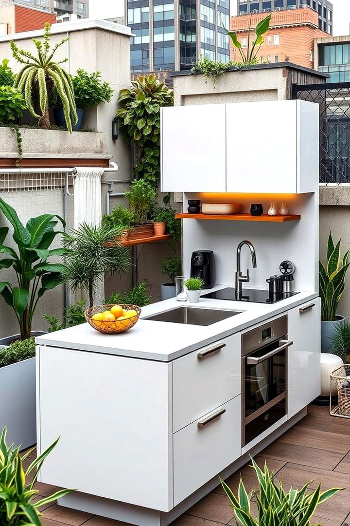 Compact City Living - 22 Outdoor Kitchen Island Ideas