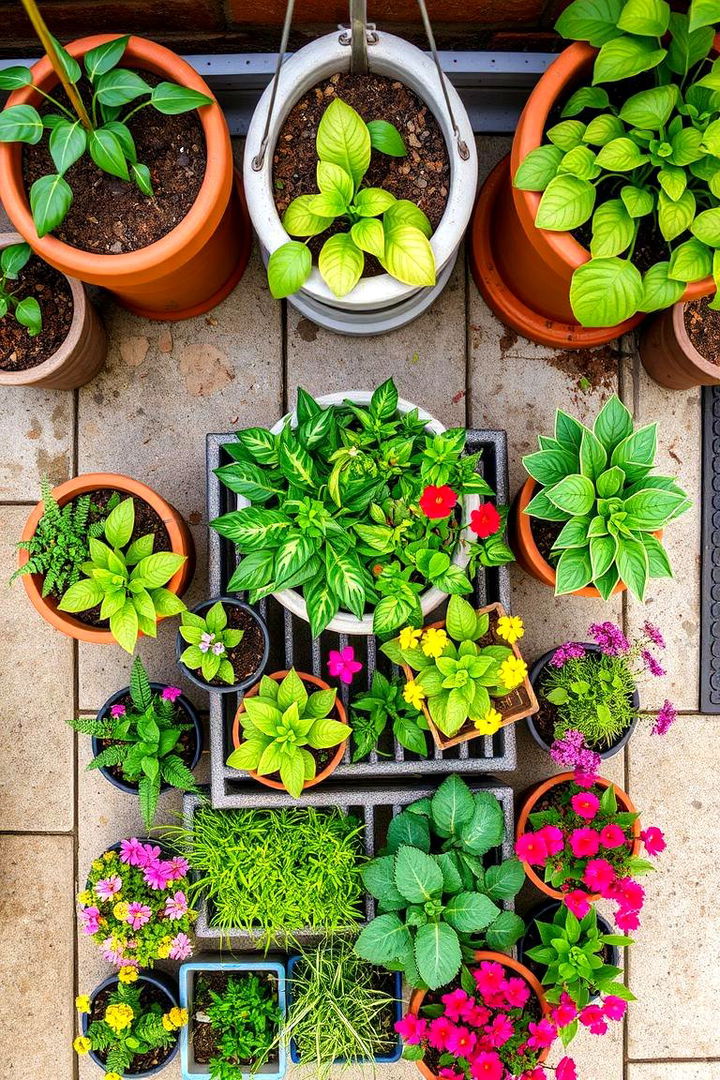 Compact Container Garden Designs - 22 Patio Garden Ideas