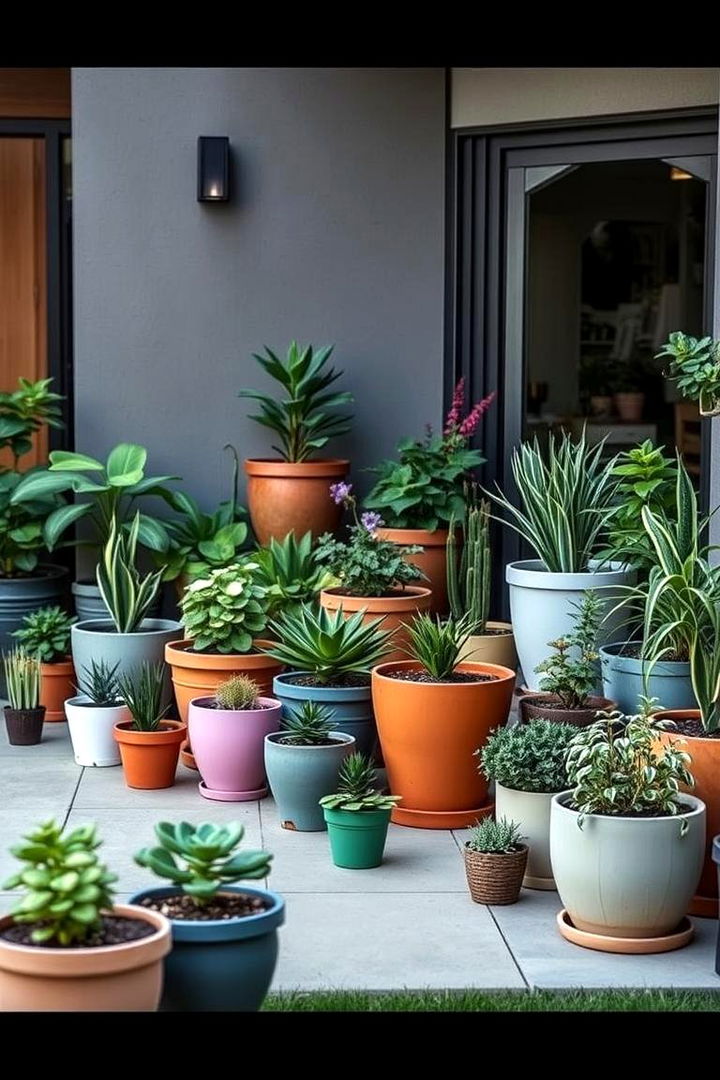 Compact Container Gardens - 22 Small Garden Ideas