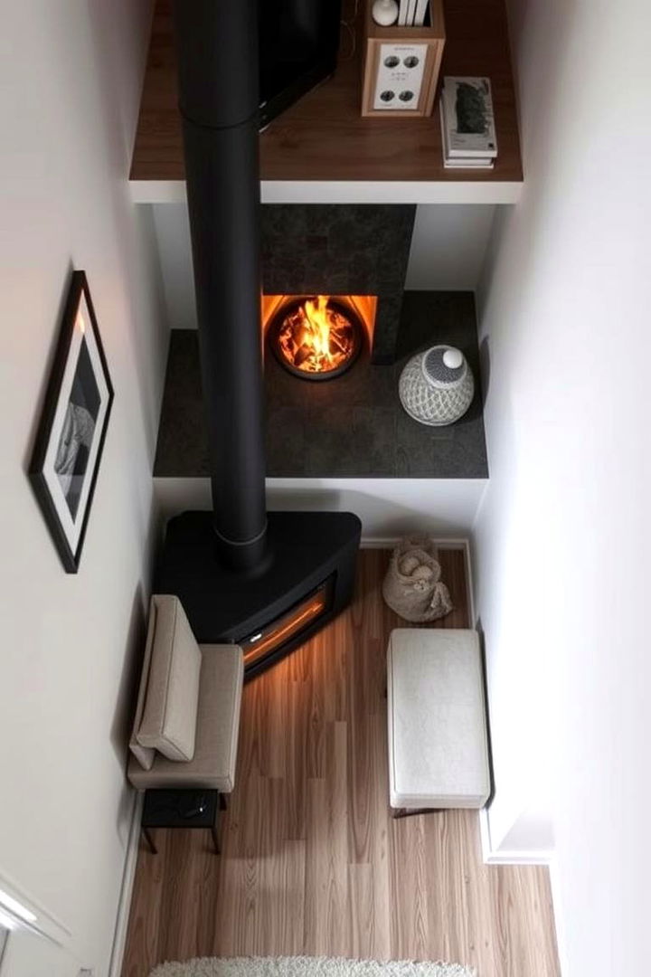 Compact Corner Fireplace - 22 Fireplace Ideas