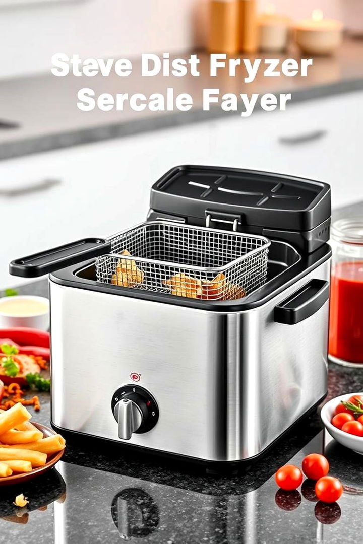 Compact Deep Fryer - 22 Small Kitchen Appliances List