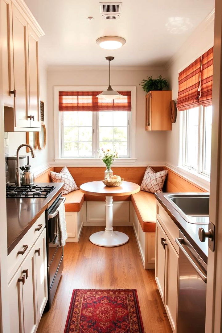 Compact Dining Spaces for Comfortable Meals - 22 Galley Kitchen Ideas