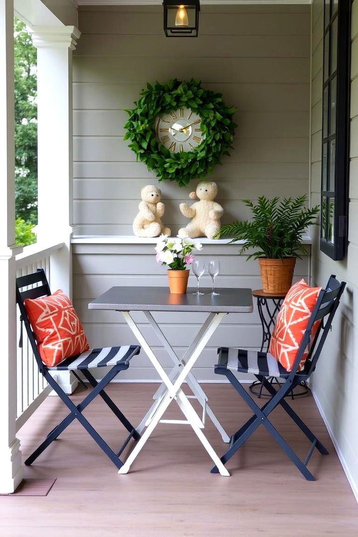Compact Dining Spaces - 22 Mobile Home Porch Ideas
