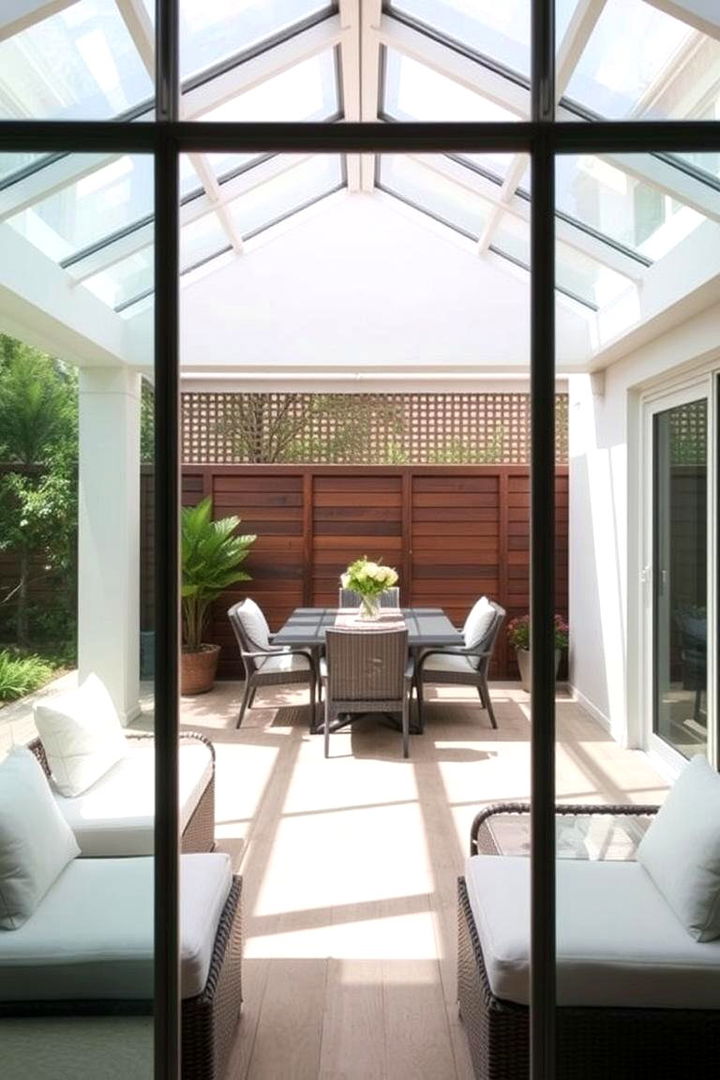 Compact Dividers - 22 Gable Patio Roof Design Ideas