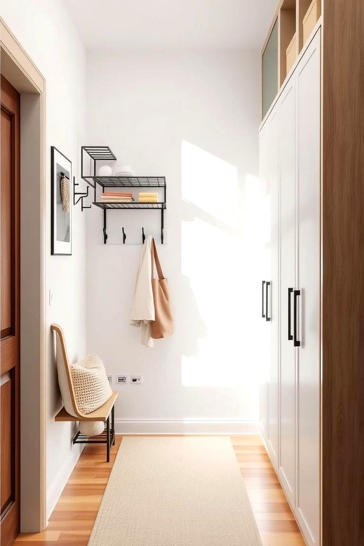 Compact Entryway Storage - 22 Small Mudroom Ideas