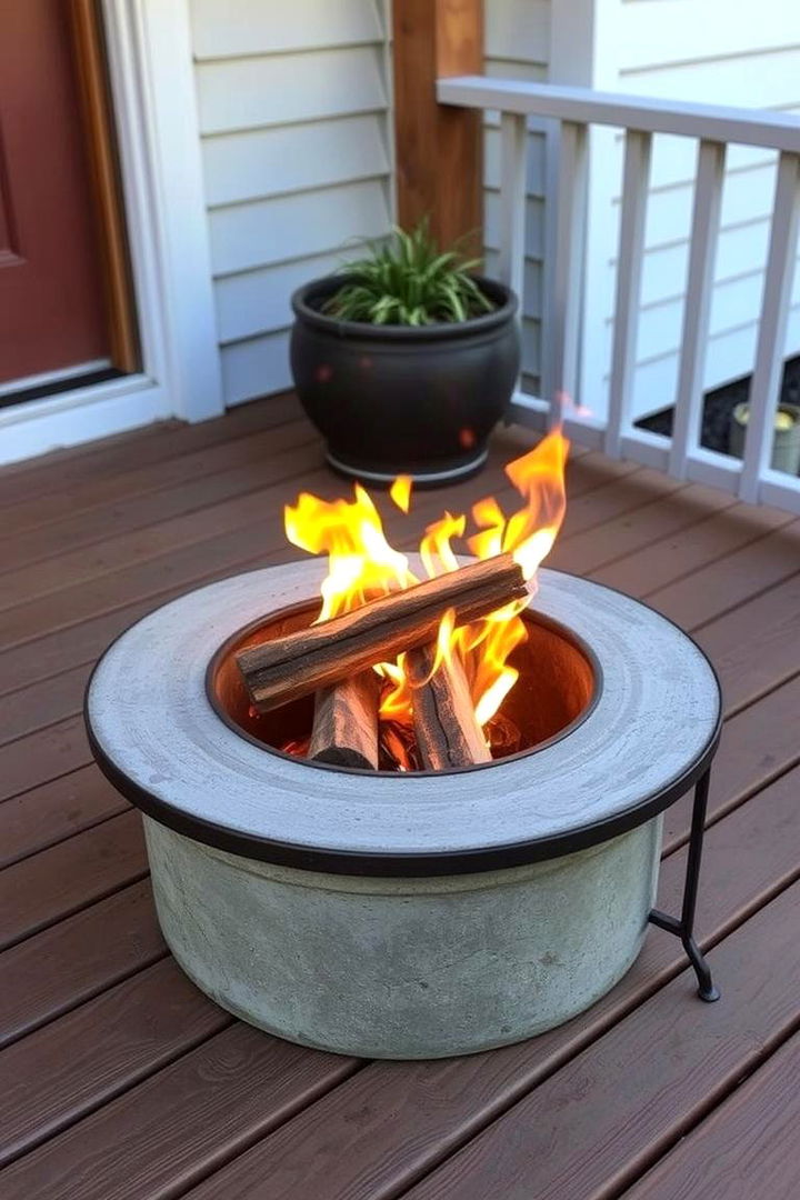 Compact Fire Pit Ideas - 22 Small Porch Ideas