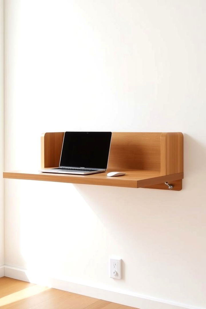 Compact Floating Desk - 22 Desk Ideas