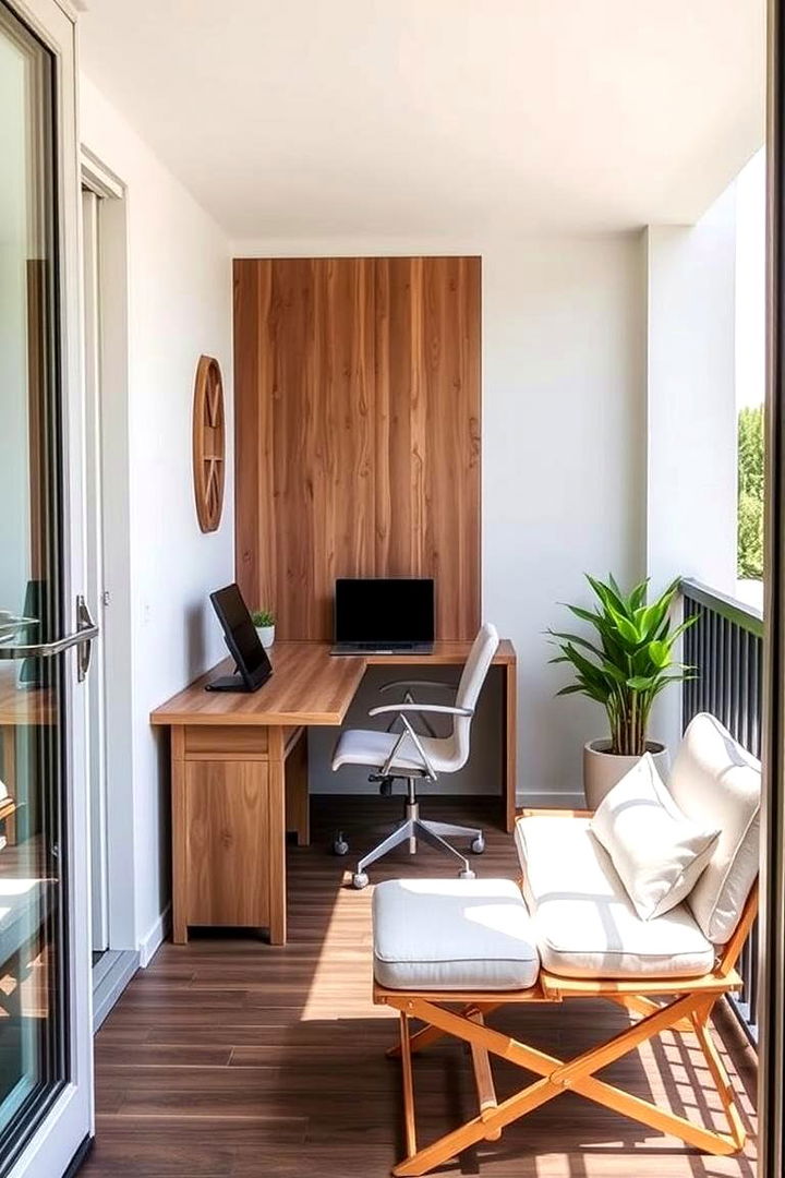 Compact Furniture Solutions - 22 Balcony Office Ideas