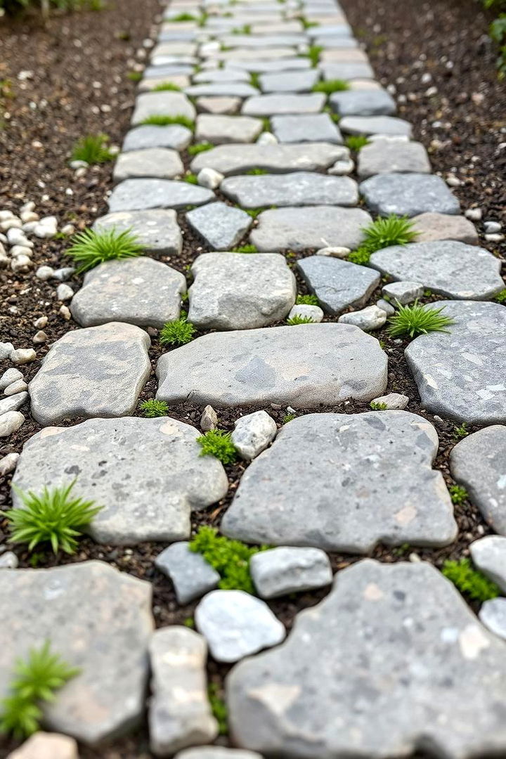 Compact Garden Rock Walkways - 22 Rock Walkway Ideas