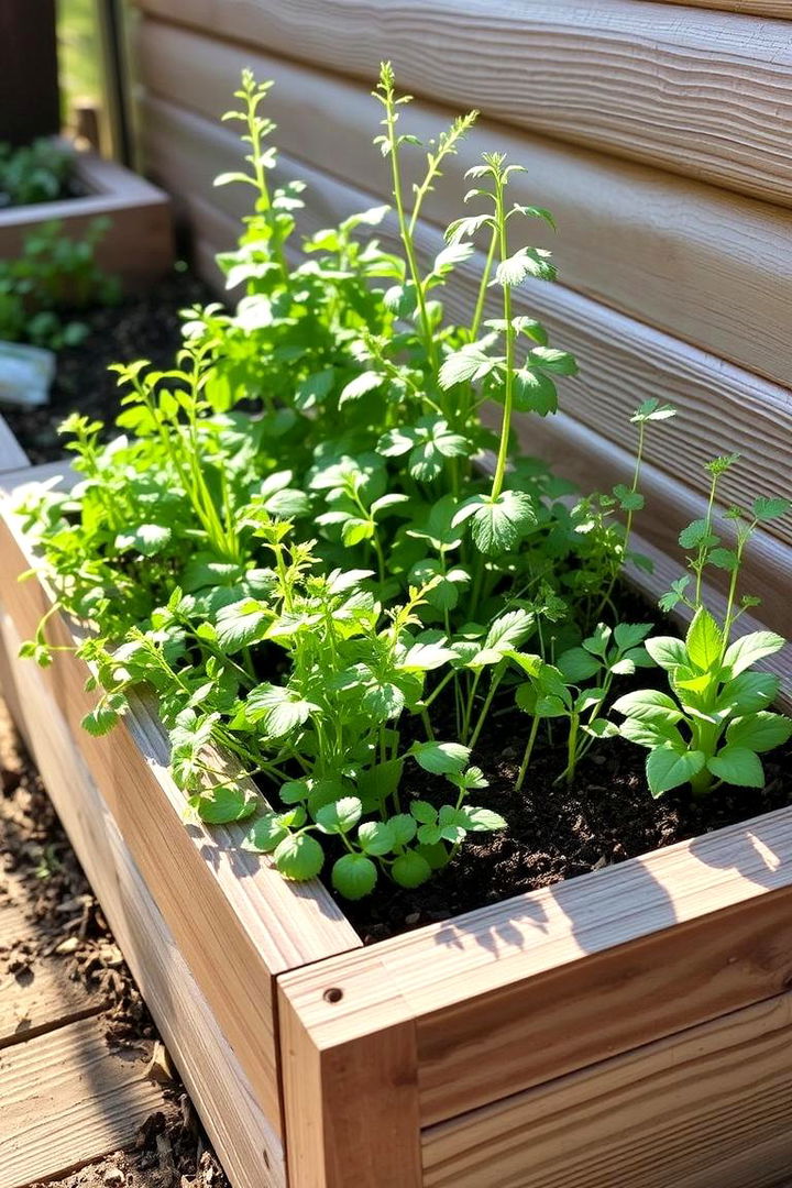 Compact Herb Garden Beds - 22 Inexpensive Raised Garden Bed Ideas