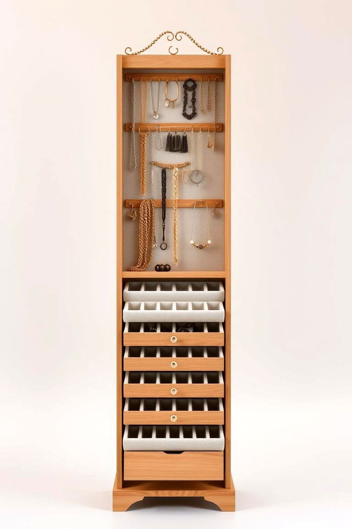 Compact Jewelry Tower - 22 Jewelry Storage Ideas