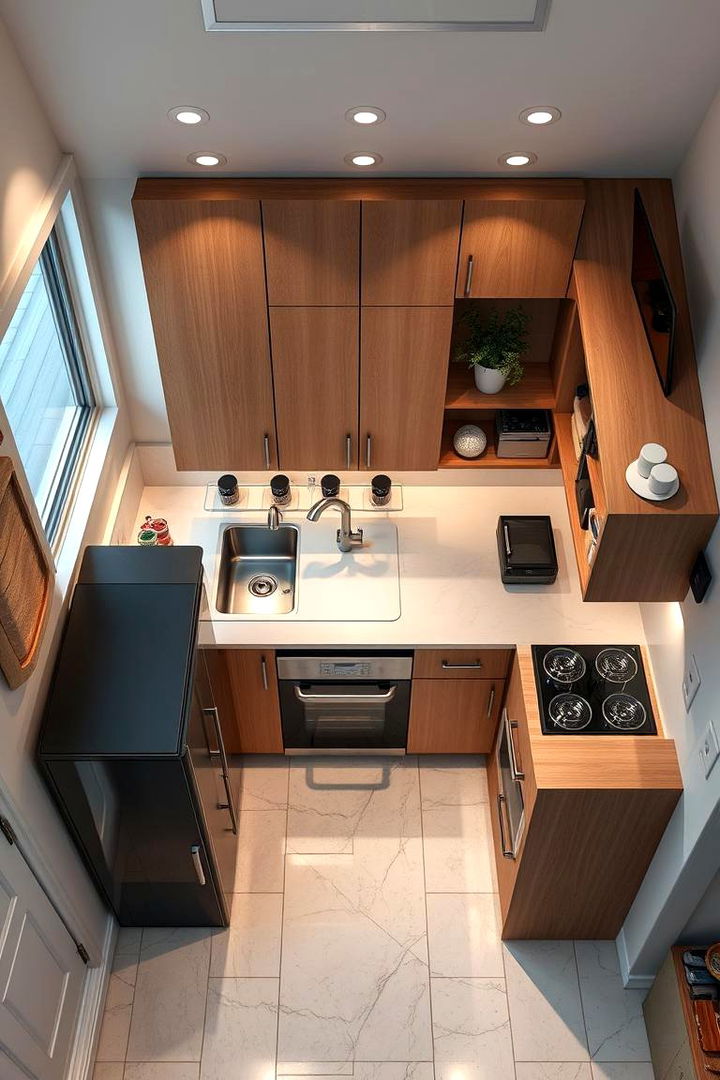 Compact Kitchen Layout - 22 Kitchen Layout Ideas