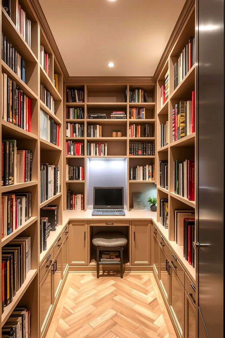 Compact Library for Small Spaces - 22 Home Library Ideas