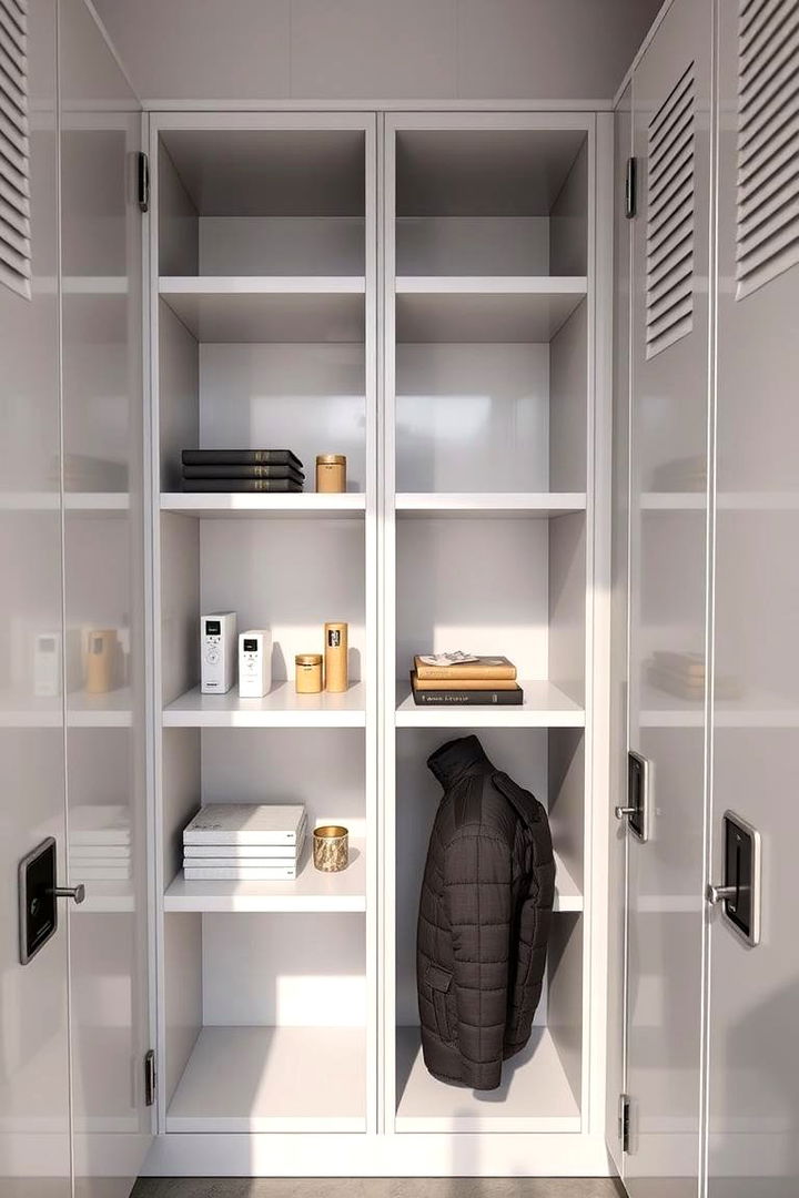 Compact Locker Shelves - 22 Locker Decor Ideas