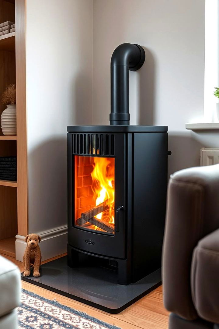 Compact Log Burner for Small Spaces - 22 Log Burner Ideas