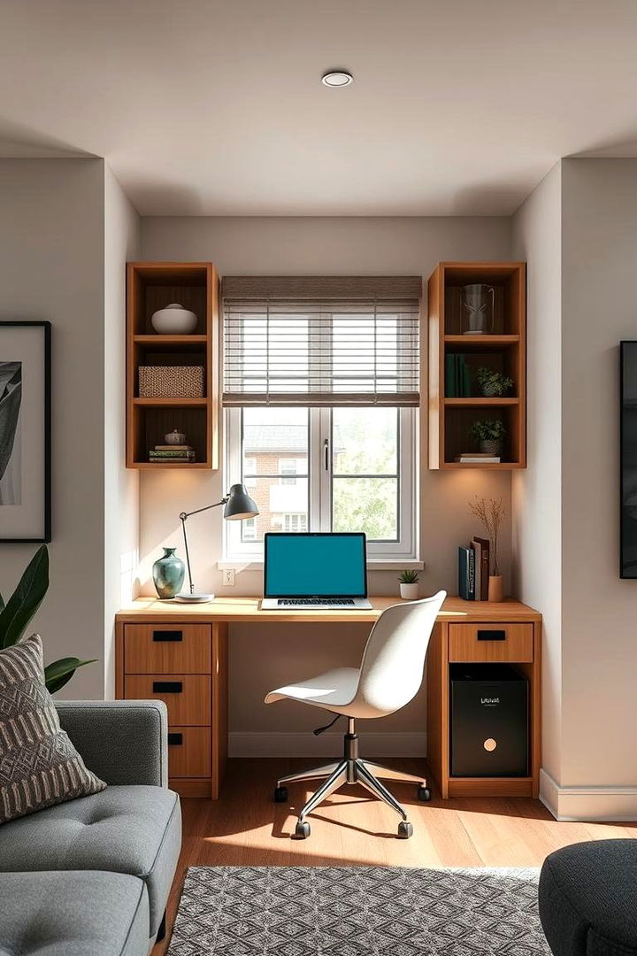Compact Micro Office Desk - 22 Desk in Living Room Ideas
