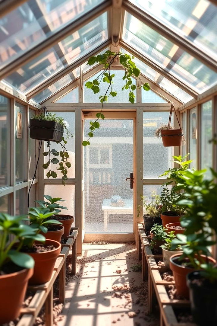 Compact Mini Greenhouse Idea - 22 Greenhouse Ideas