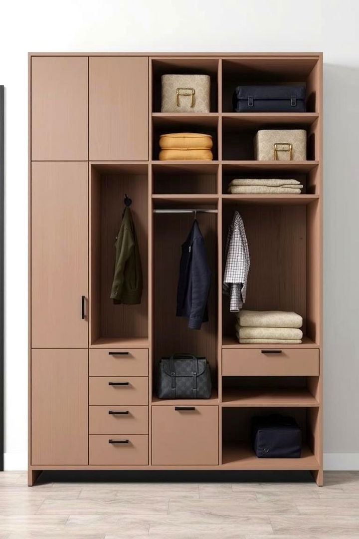 Compact Modular Closet Systems - 22 Coat Closet Ideas