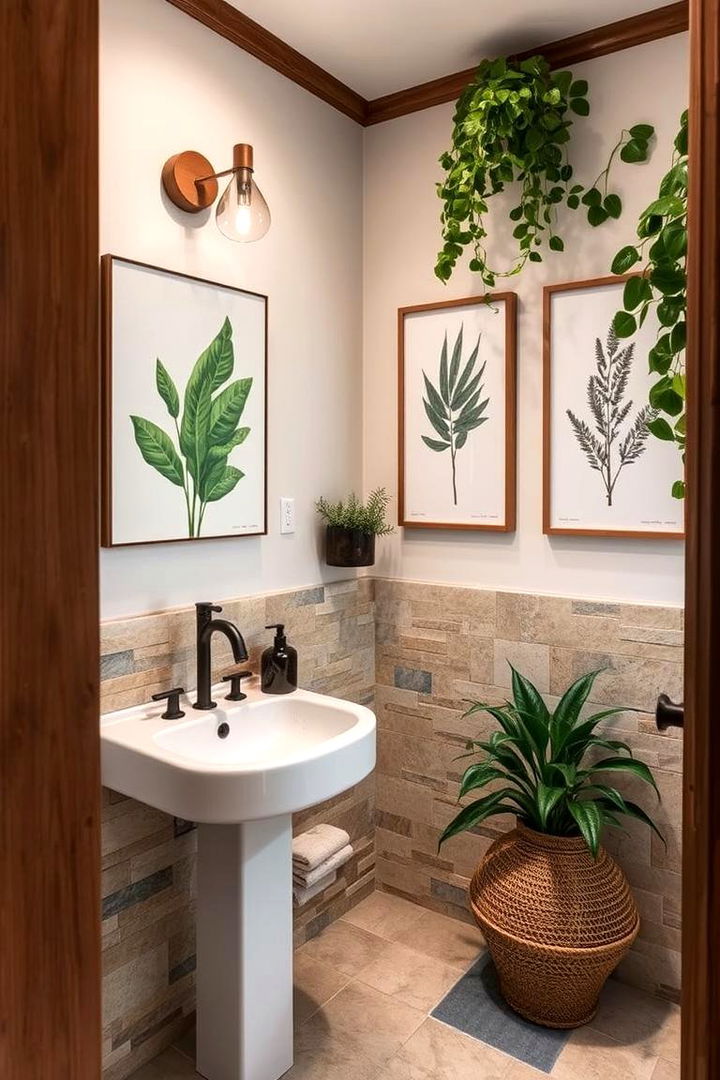 Compact Nature Retreat - 22 Half Bathroom Ideas