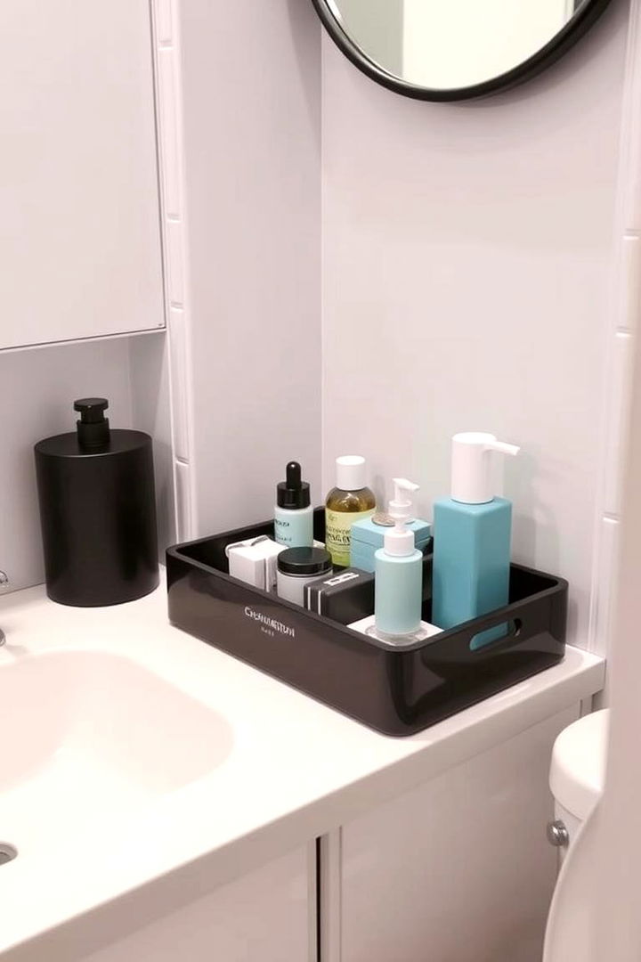 Compact Organizer Tray - 22 Bathroom Tray Ideas